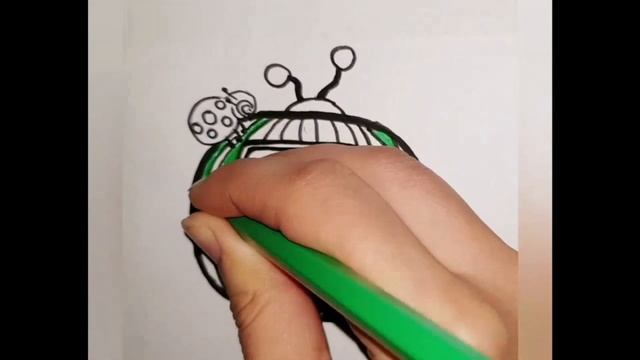 Как нарисовать кокомелон/ мультик раскраска для детей и для самых маленьких малышей смотреть онлайн
