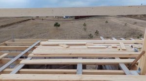 двухскатная крыша, своими руками | коньковый прогон, впервые без опыта ?