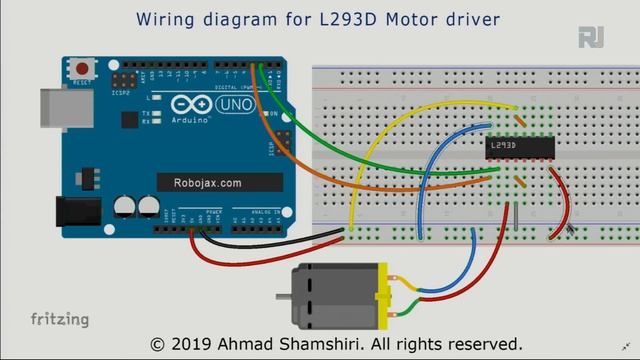 Lesson 49: Introduction to L293D Motor driver and speed control | Arduino Step By Step Course смотреть онлайн