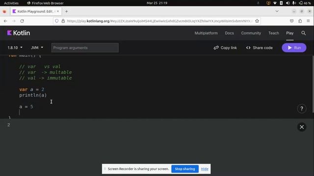 Difference between Val and Var in Kotlin Programming || смотреть онлайн