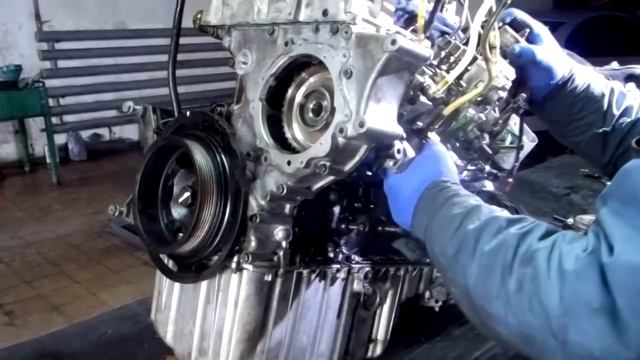 Установка ТНВД на двигатель Mercedes OM601. Метки ГРМ OM601 Mercedes Sprinter - Vito. смотреть онлайн