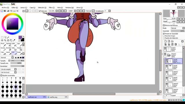 Muffet [Undertale Speedpaint] смотреть онлайн