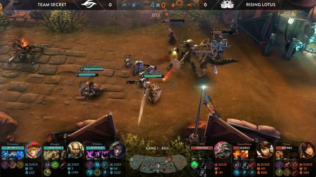 Team Secret Vs. Rising Lotus GAME 1: Vainglory EU Summer Championships Group Stage смотреть онлайн
