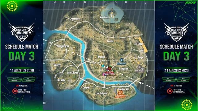 FREE FIRE EAST JAVA COMMUNITY CHAMPIONSHIP - Fase Liga Day 3 (Pot 1) смотреть онлайн
