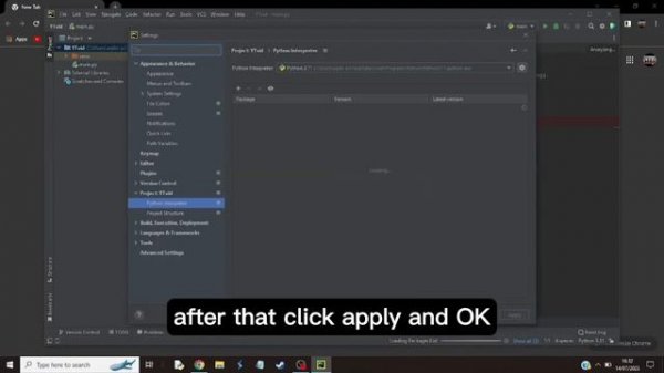 Pycharm Python SDK error FIX !!!