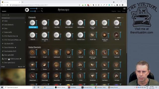 How to Setup and Use Syrinscape with Fantasy Grounds - Part 2 - Using It смотреть онлайн