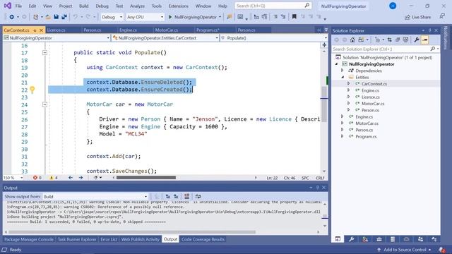 C# Null Forgiving Operator смотреть онлайн