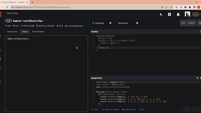 Codewars JavaScript 8kyu / Как решить задачу Beginner - Lost Without a Map ? смотреть онлайн