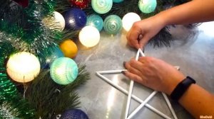 ✨?⭐ Рождественский декор своими руками⭐?✨ Рождественская звезда. Новогодняя звездочка.