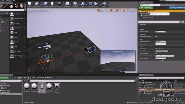 02) Описание класса Pawn для игры Snake на Unreal Engine 4 смотреть онлайн