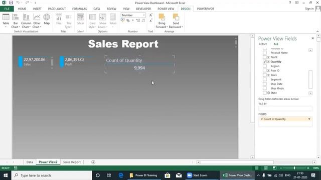Sales Dashboard in Power View | Intro of Power View In Excel |C4C смотреть онлайн