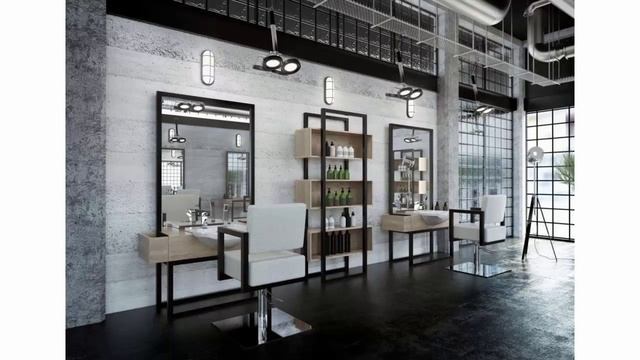 Салон красоты в стиле лофт Loft-style beauty salon Идеи интерьеров дизайн лофт Interior design loft смотреть онлайн