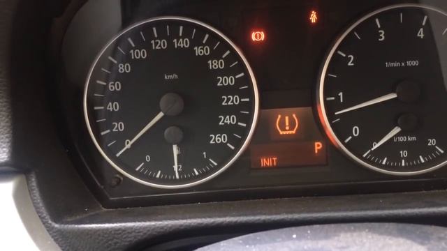 Bmw 320i E90 сброс ошибки давление шин / tire pressure errors смотреть онлайн