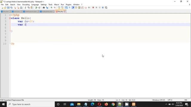 THIS KEYWORD IN PHP | CLASS CONCEPTS IN PHP смотреть онлайн