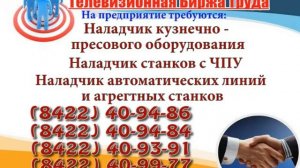 18 04 17 РАБОТА В УЛЬЯНОВСКЕ Телевизионная Биржа Труда 1