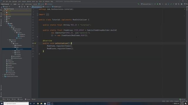 Minecraft 1.16.4: Fabric Modding Tutorial - Creative Tabs (#4) смотреть онлайн