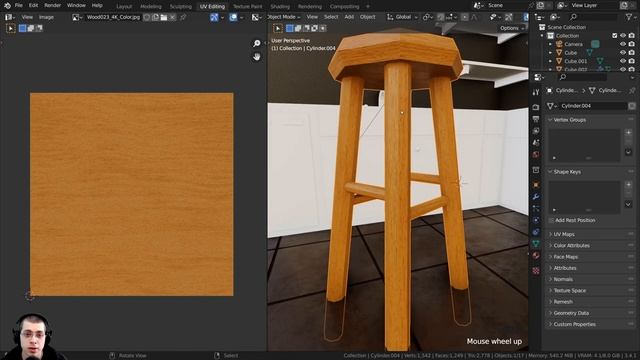Low Poly Isometric Kitchen - Part 3 (Blender Tutorial) смотреть онлайн