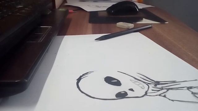 рисую картинку Санс и пёсика #1 смотреть онлайн