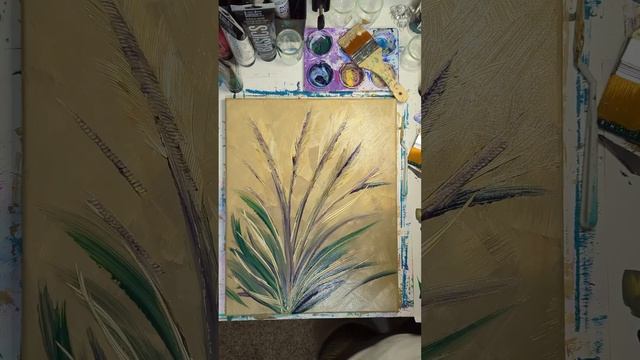 Nature Inspired Acrylic Painting | Fall Colors #painting #abstractartpainting #abstractpainting #ar смотреть онлайн