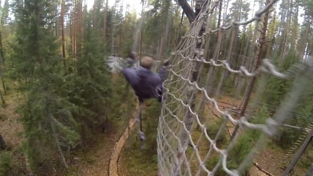 Самый большой веревочный парк в России смотреть онлайн