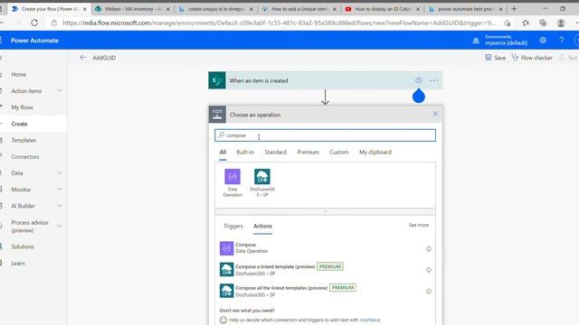 Unique GUID Column in SharePoint List Item using Power Automate смотреть онлайн