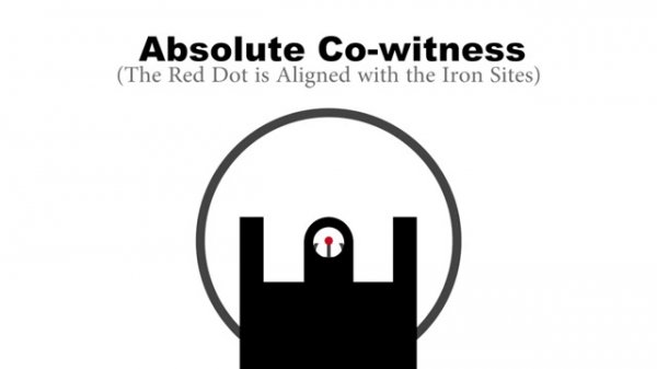 How to cowitness your red dot and BUIS