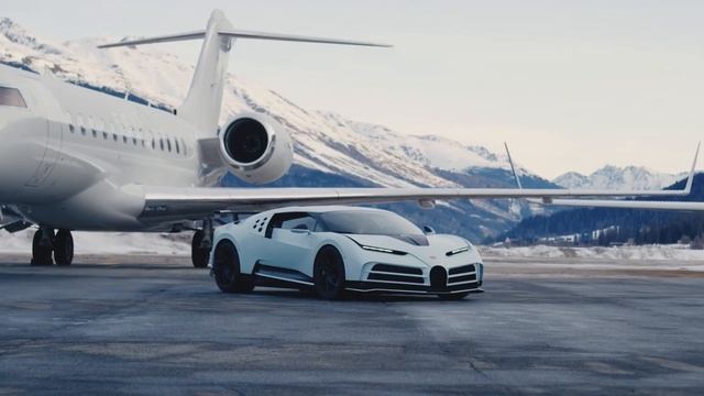 BUGATTI CENTODIECI: A Day at Engadin Airport смотреть онлайн