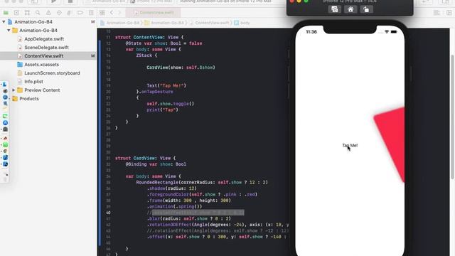 CardView Animation Using SwiftUI смотреть онлайн