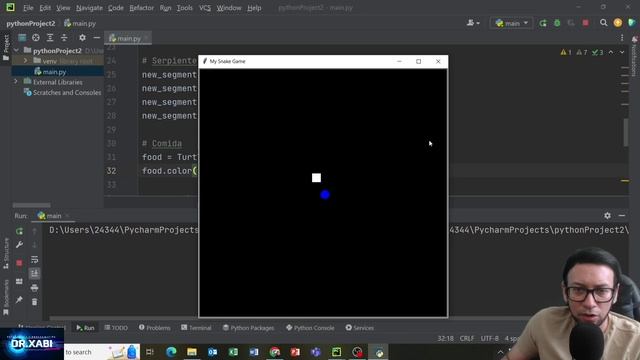 Cómo Programar el Juego de Snake en Python (PyCharm) Parte 1 смотреть онлайн