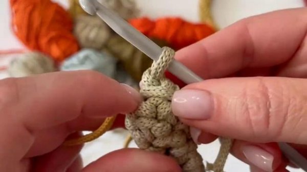 ? Яркий коврик улитка из остатков пряжи ? | Soft Decor - Татьяна Чакур