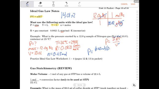 Gas Laws Day 3 (3-6-17) смотреть онлайн