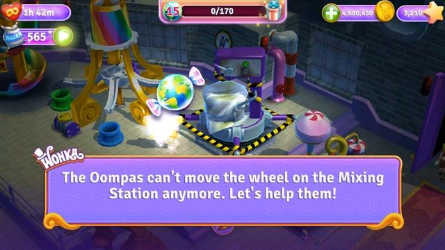 Wonka's World Of Candy Match-3 - The Candy Station - Brazil & UK - Gameplay
