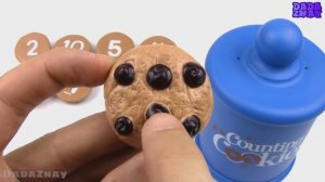 Учим цифры 0-10 | Учимся считать от 0 до 10| Учимся считать с печеньками до 10 | Цифры 012345678910