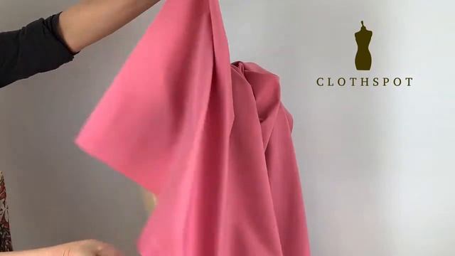 ‘Kanzan’ cherry blossom pink ponte Roma jersey fabric смотреть онлайн