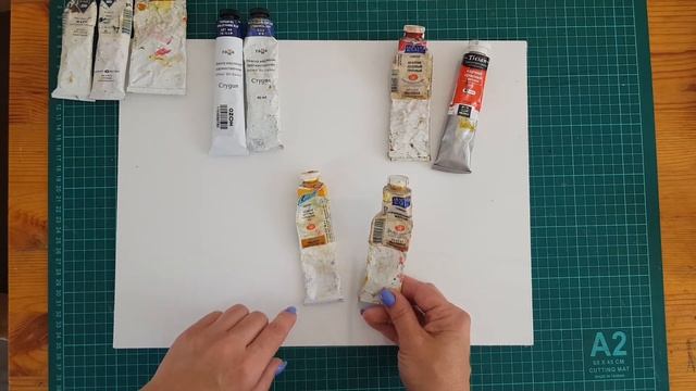 Базовый набор масляных красок. смотреть онлайн