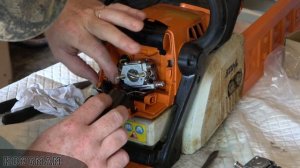 STIHL Chainsaw MS210 - Install cheap carburetor from Amazon