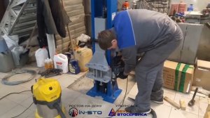 Установка подъёмника Станокоимпорт ПГВ2-4.0 (М) от компании Азбука Автосервиса