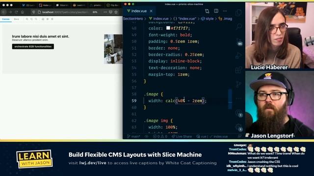 Build Flexible CMS Layouts with Slice Machine (with Lucie Haberer) — Learn With Jason смотреть онлайн