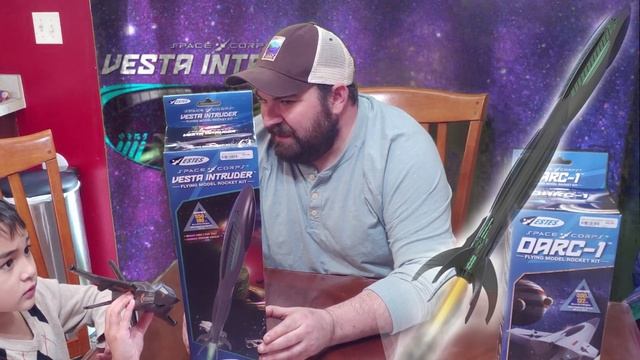 ? Model Rockets Space Corps Vesta Intruder & Darc-1 Launch Review смотреть онлайн