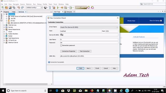 How to Connect Oracle with netbeans смотреть онлайн