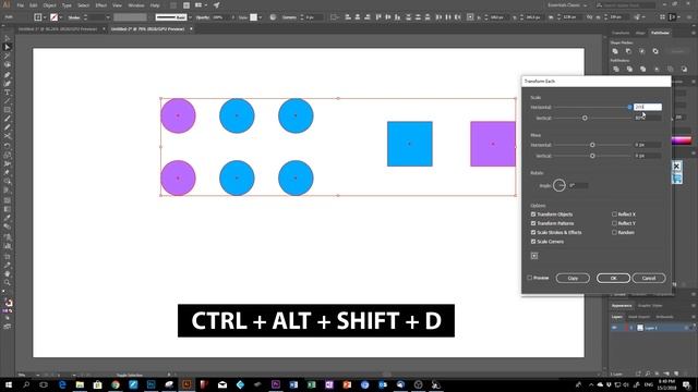 Resize All Objects At Once In Illustrator