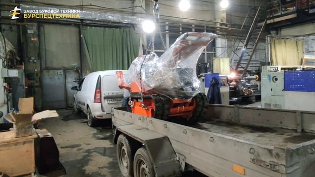Буровая установка СБУ 2020. Отгрузка в ДНР. Видео от Завода Буровой Техники смотреть онлайн