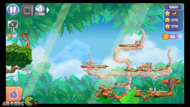 Angry Birds Stella Unlocked Big Pig Level 10 Gameplay Walkthrough Part 7 смотреть онлайн
