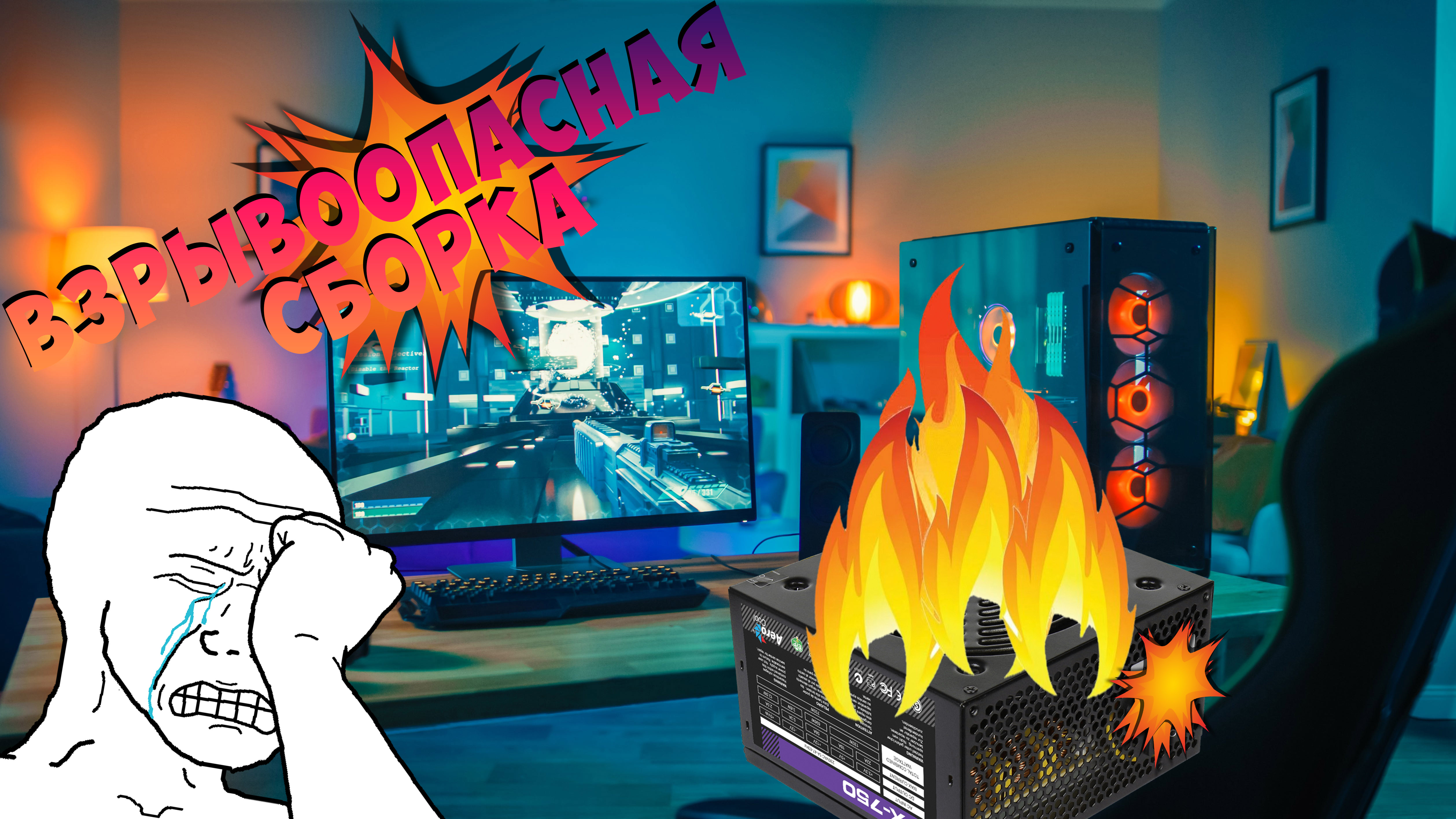 ВЗРЫВООПАСНАЯ бюджетная сборка игрового ПК для пожилого геймера / Играбельно? смотреть онлайн