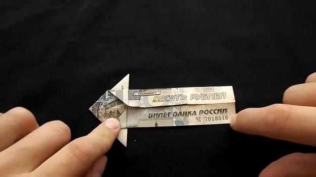Оригами из денег елка из купюры Origami of money Tree of banknotes смотреть онлайн