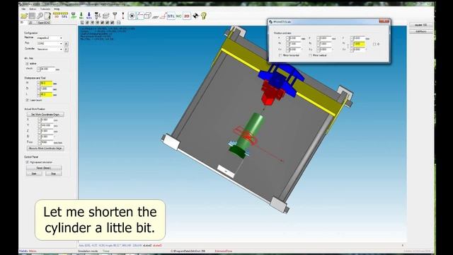 GrblGru: Mapping linear axis to the 4th axis смотреть онлайн