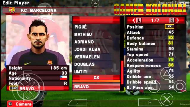 PES 2017 PPSSPP - FULL EUROPEAN AND INDONESIAN TEAMS + PS5 CAMERA