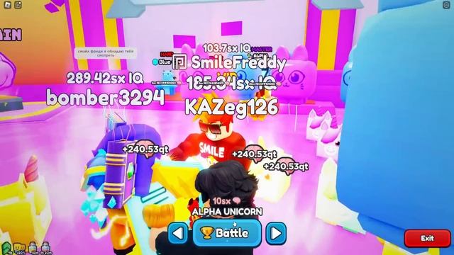 ЗА 10 СЕКУНД ПОБЕДИЛ САМОГО УМНОГО БОССА в МИРЕ в ОБНОВЛЕНИИ IQ Wars Simulator Roblox смотреть онлайн