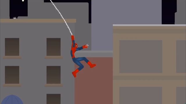 Spider-Man Web swinging animation (sticknodes) смотреть онлайн