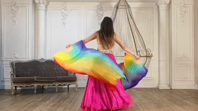 Bellydance with veil / Восточный танец с вейлами смотреть онлайн